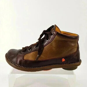 ART ANKLE LEATHER  BOOTS